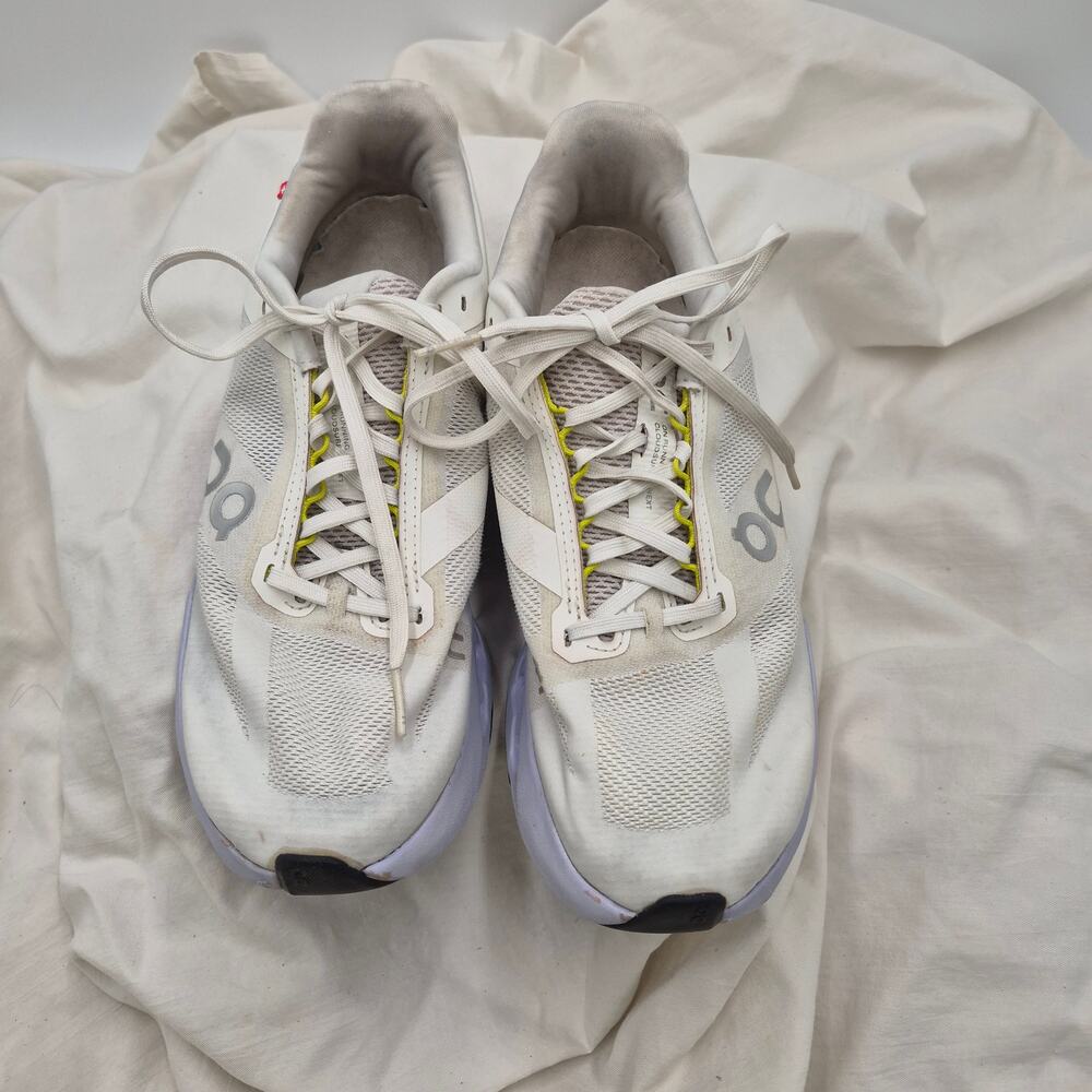 On Running Cloudsurfer Next sneaker white purple women's size 9